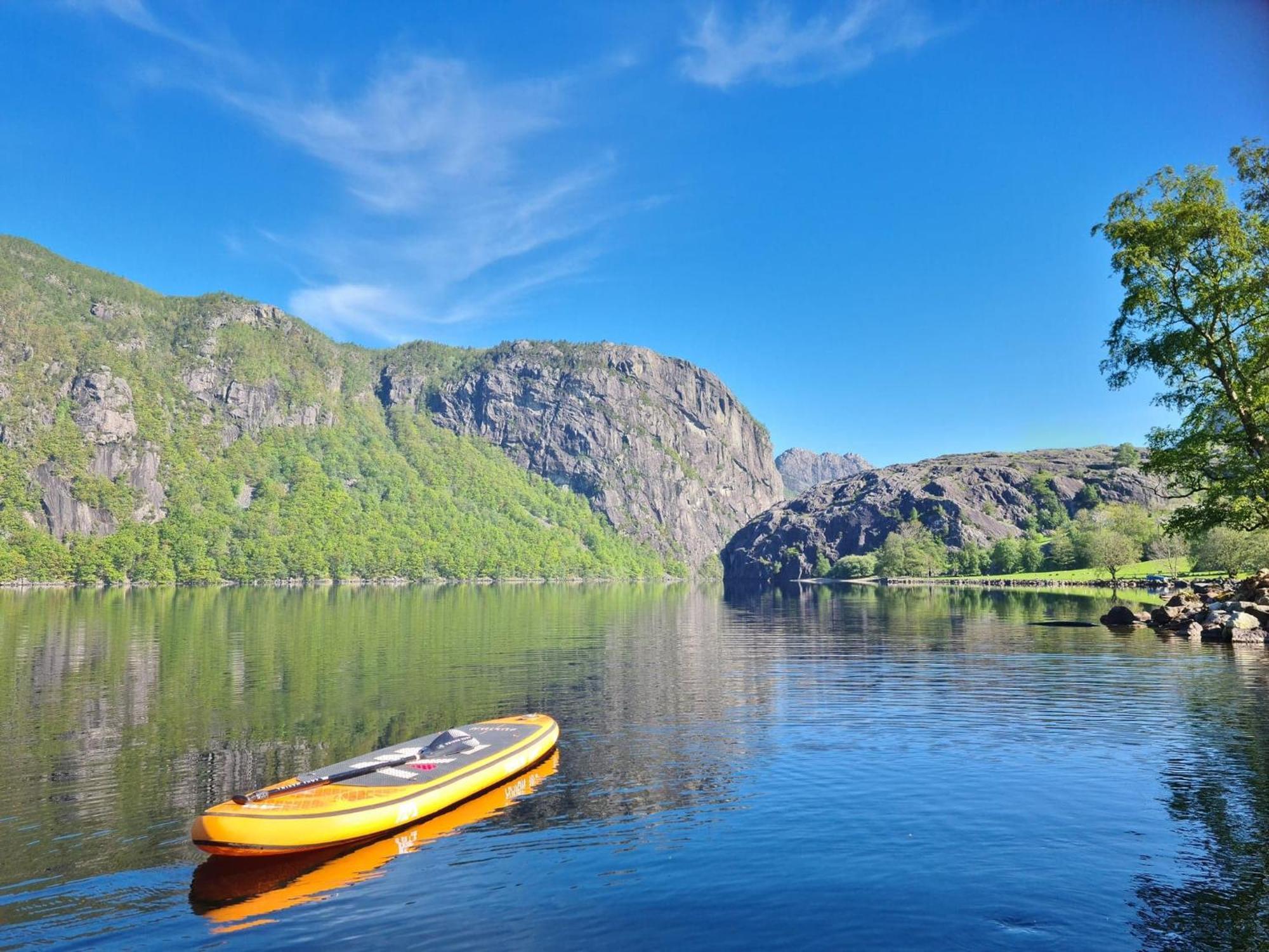 Hytte Ved Preikestolen Forsand Esterno foto