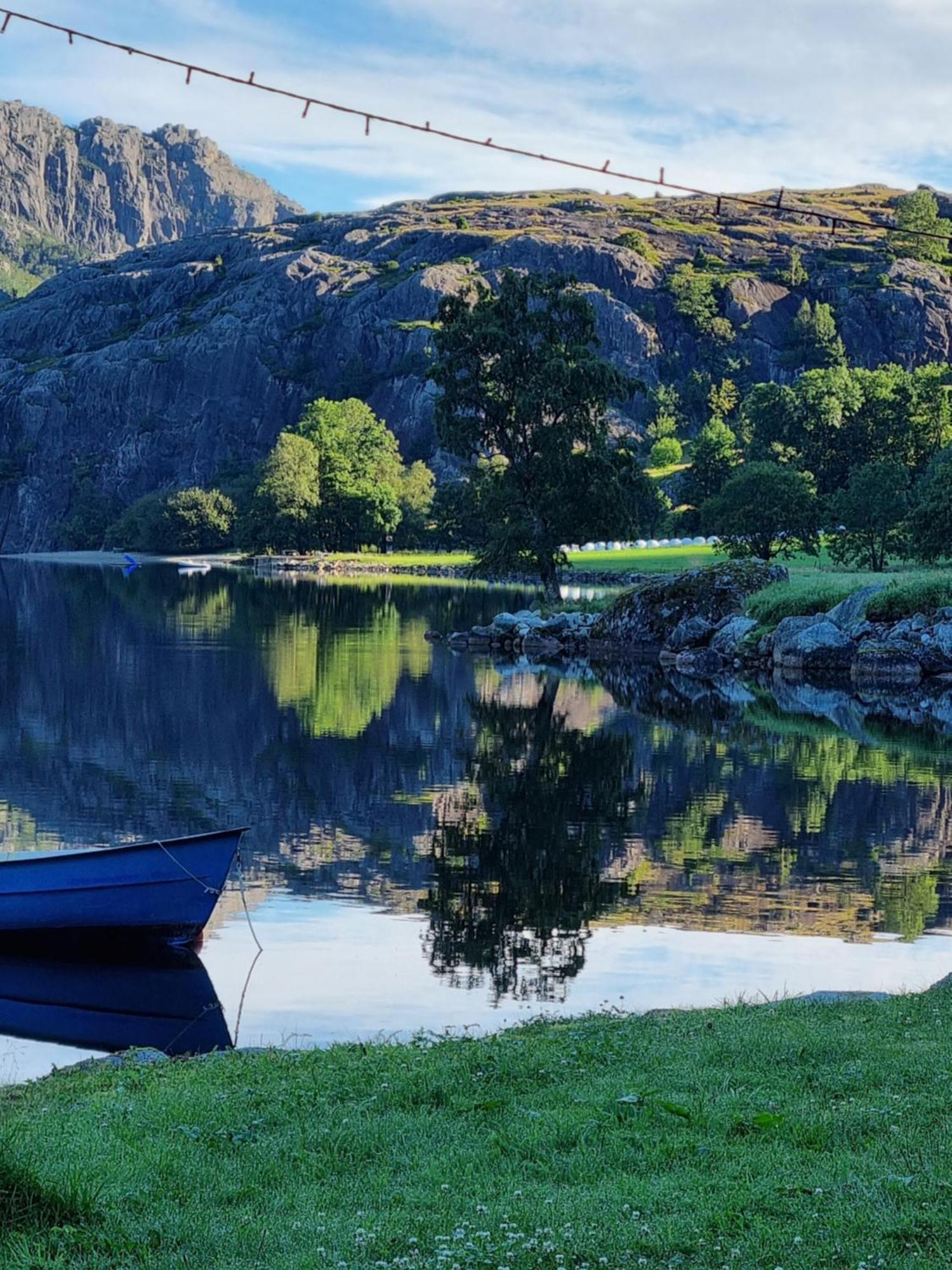 Hytte Ved Preikestolen Forsand Esterno foto