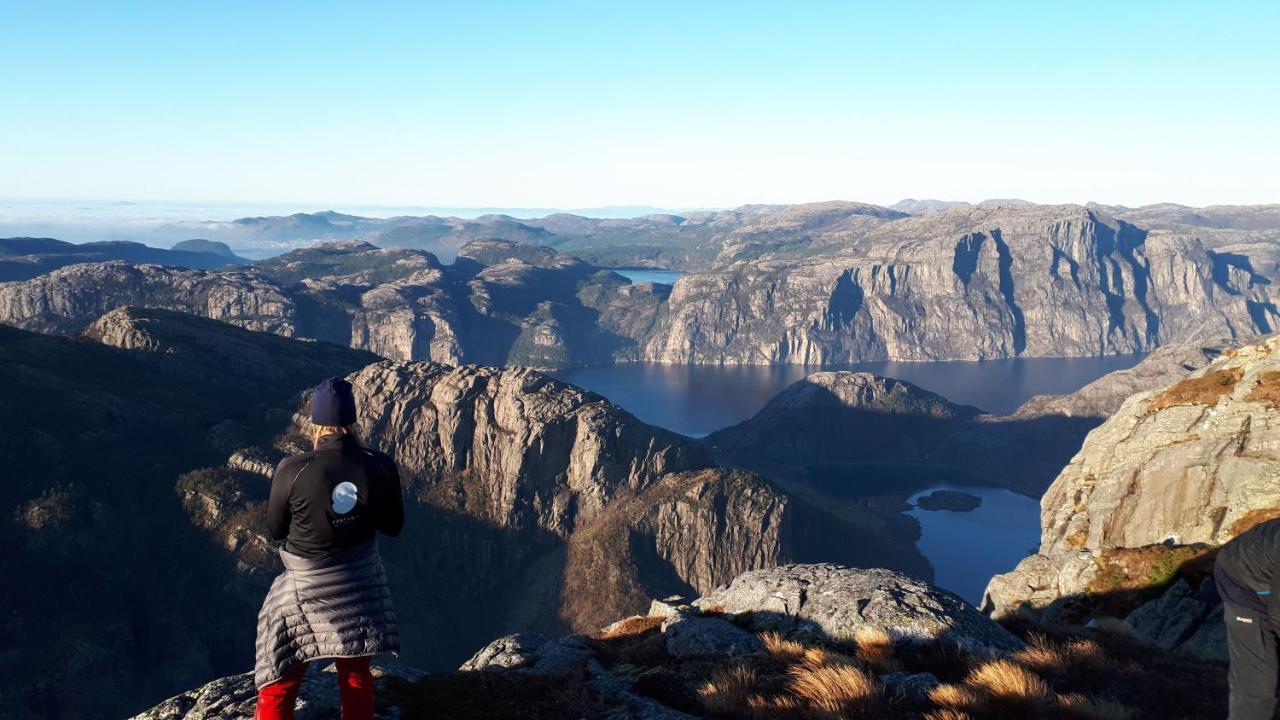 Hytte Ved Preikestolen Forsand Esterno foto