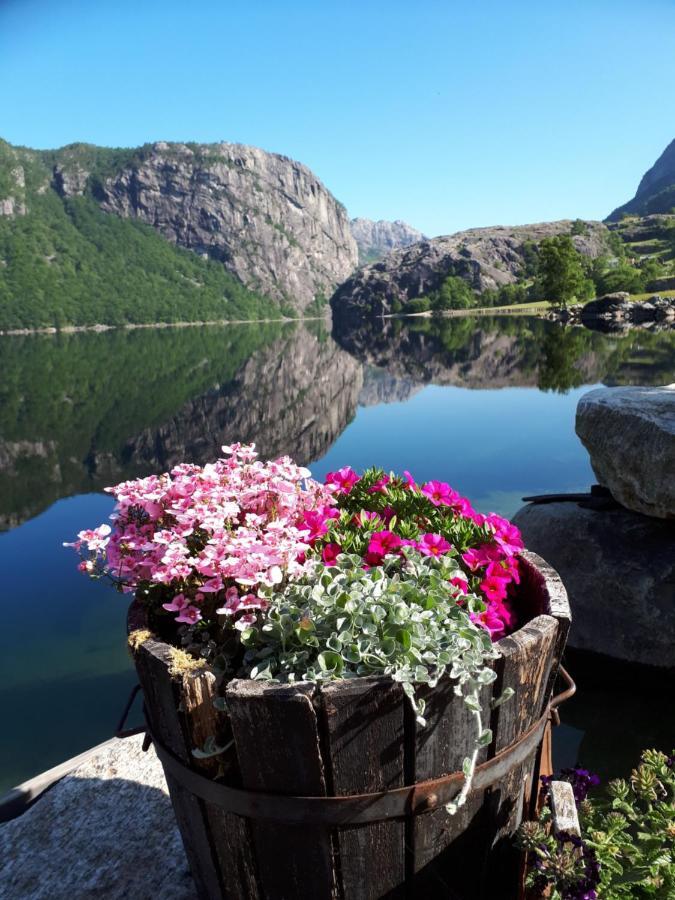 Hytte Ved Preikestolen Forsand Esterno foto